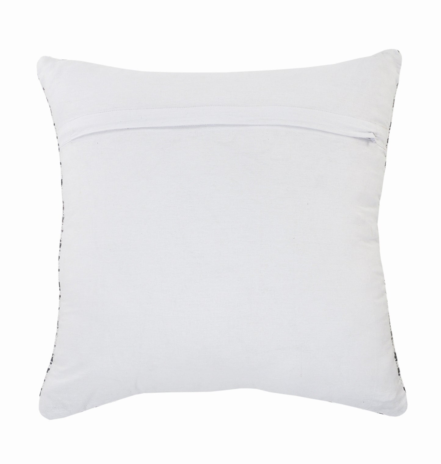 Blue Beach Chevron Cotton Pillow