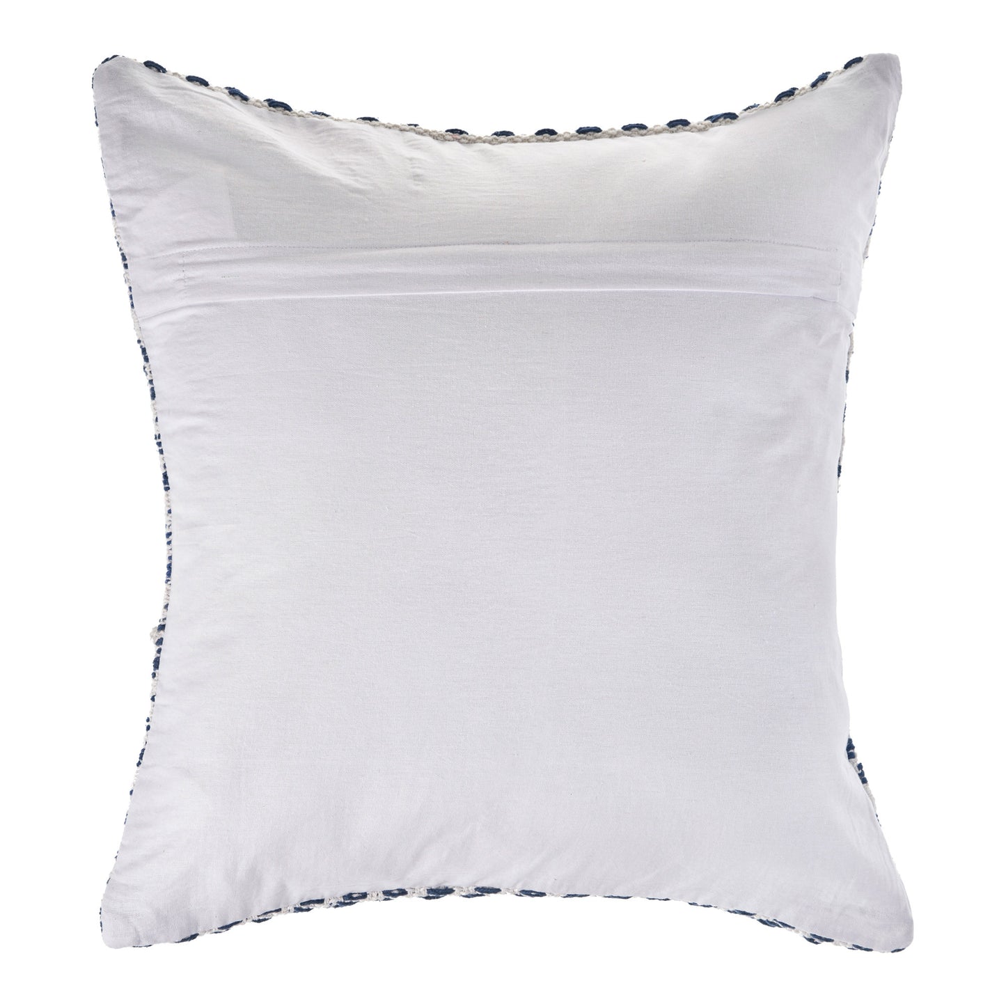 Blue Beach Chevron Cotton Pillow