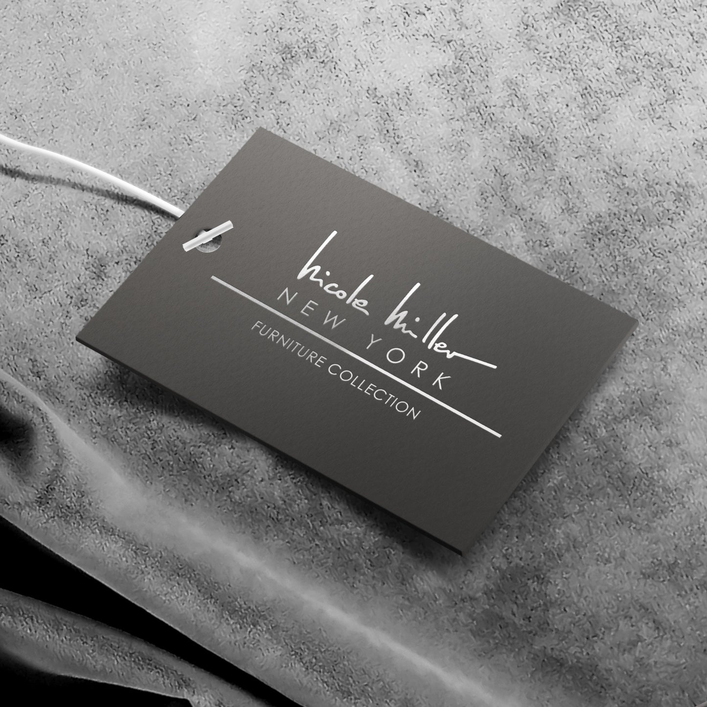 Navy Blue & Silver Stainless Steel Coffee Table w/ 2 Drawers