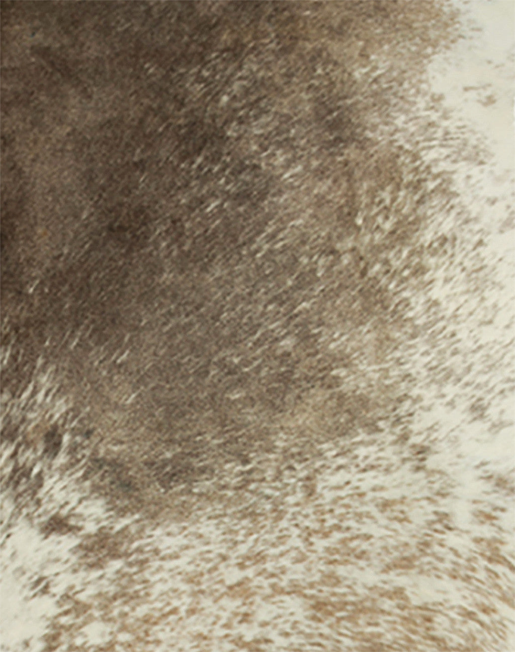 5 x 7 Brown & White Cowhide Hand Knotted Rug