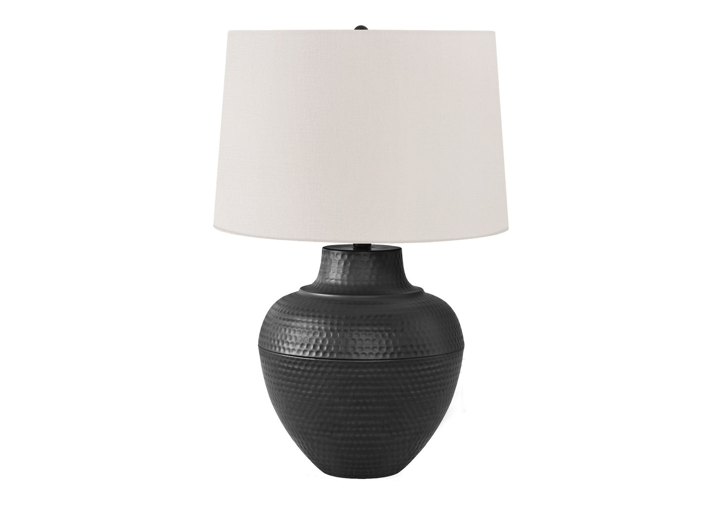 Black Urn Table Lamp w/ Shade