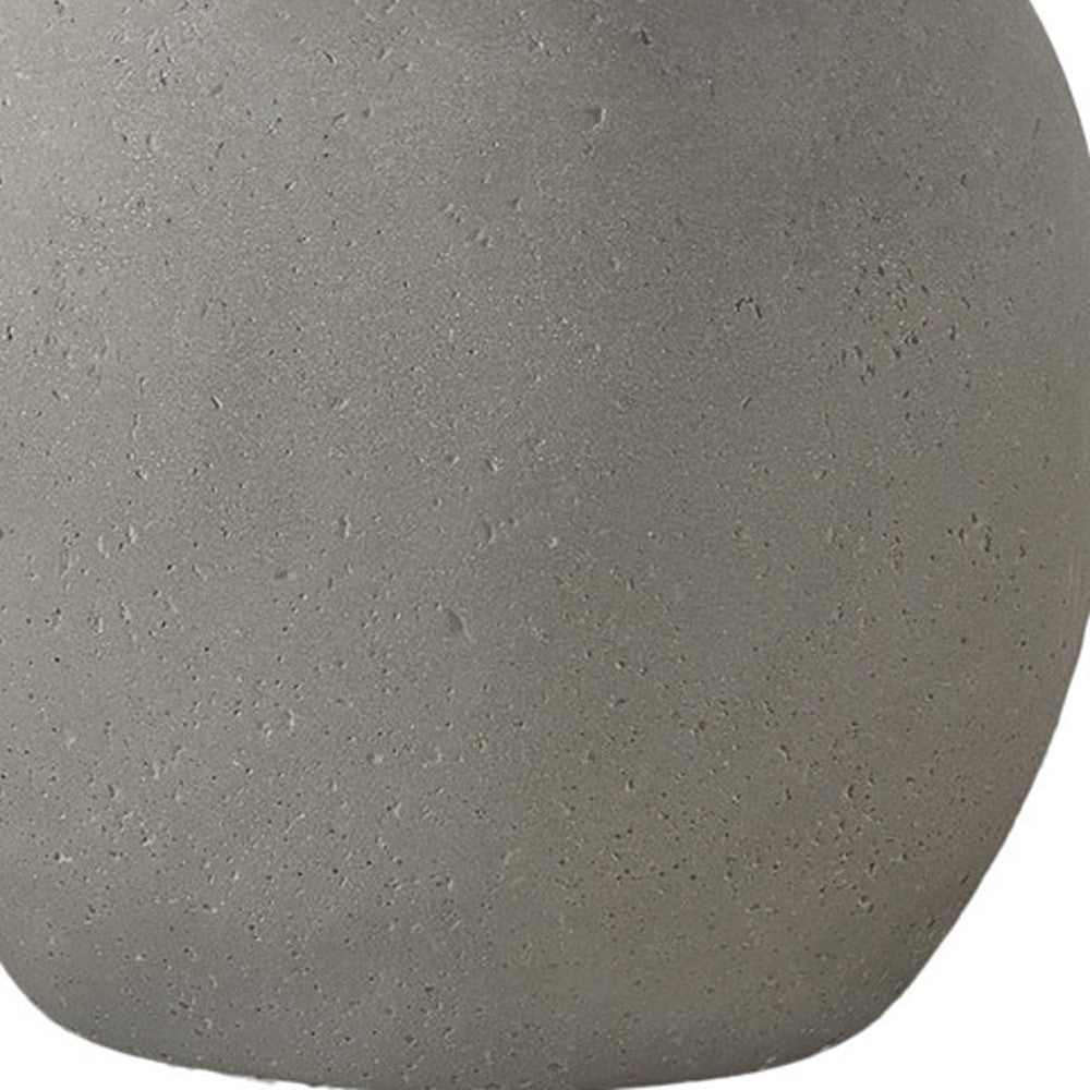 Gray Concrete Table Lamp w/ Shade