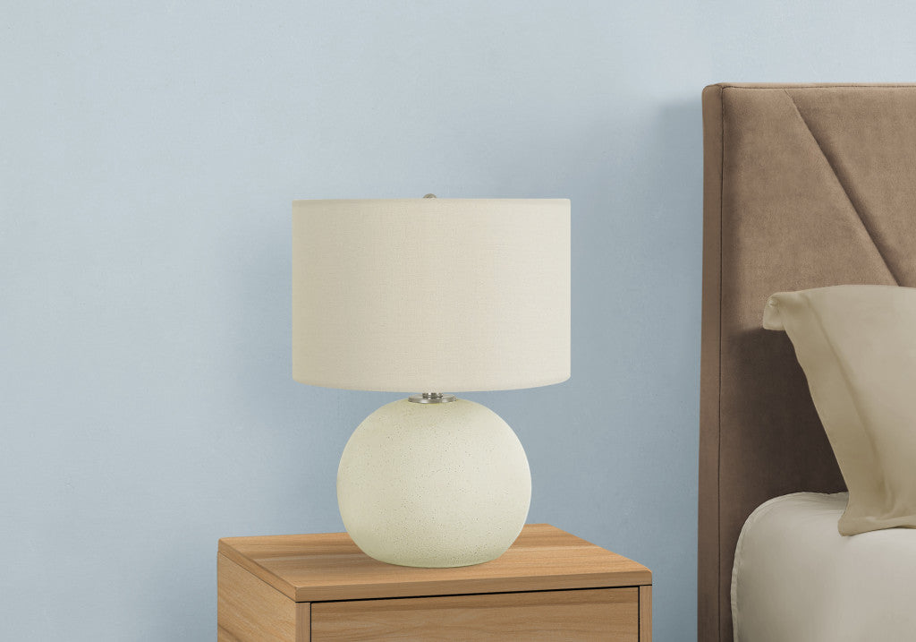 Cream Table Lamp w/ Shade