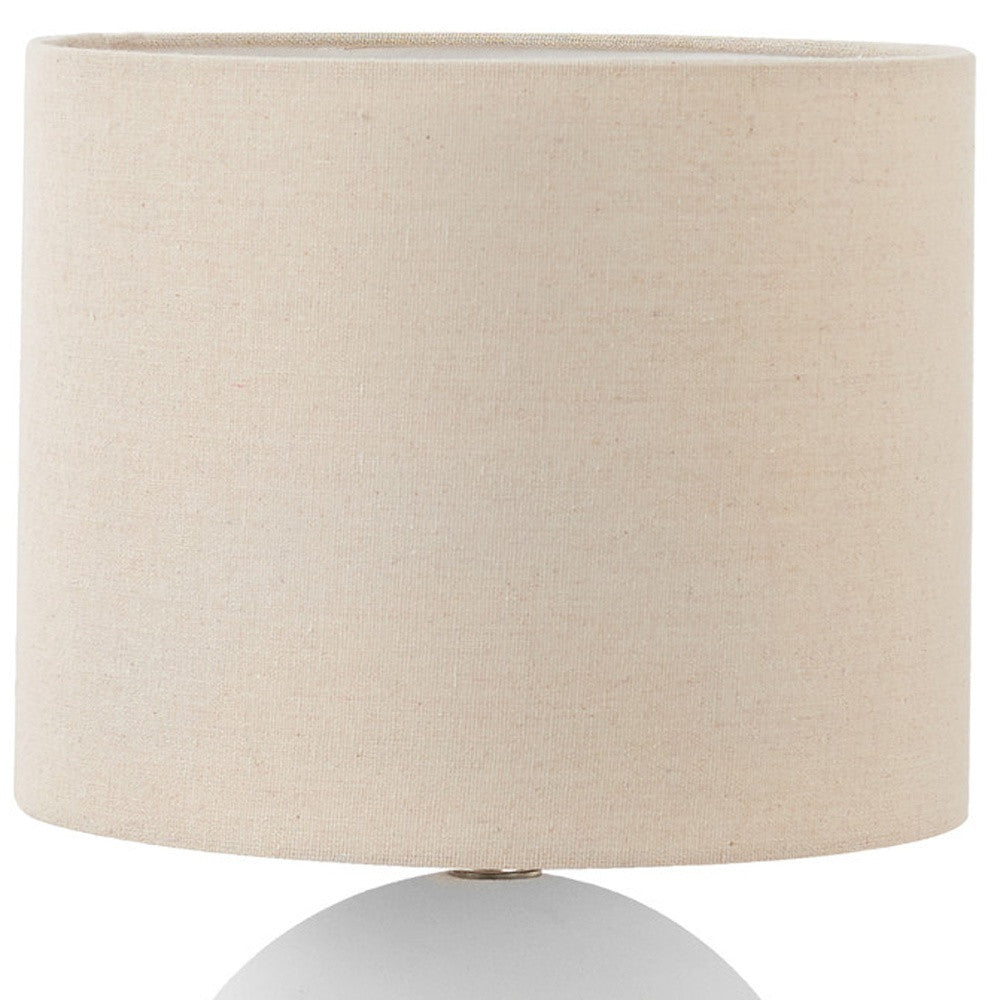 Cream Table Lamp w/ Shade