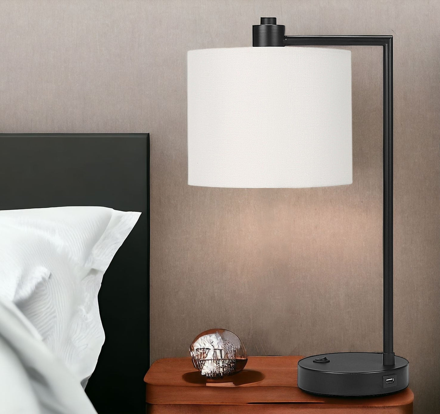 Black Table Lamp w/ Shade
