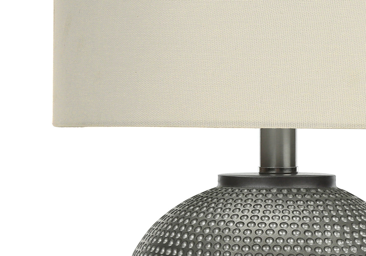 Gray Table Lamp w/ Shade