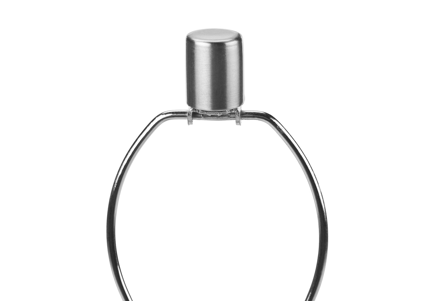 Silver Acrylic Table Lamp w/ Shade