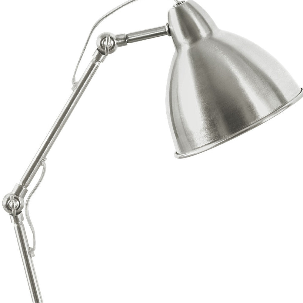 Nickel Table Lamp w/ Shade
