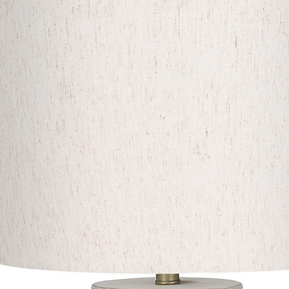 Cream Table Lamp w/ Shade