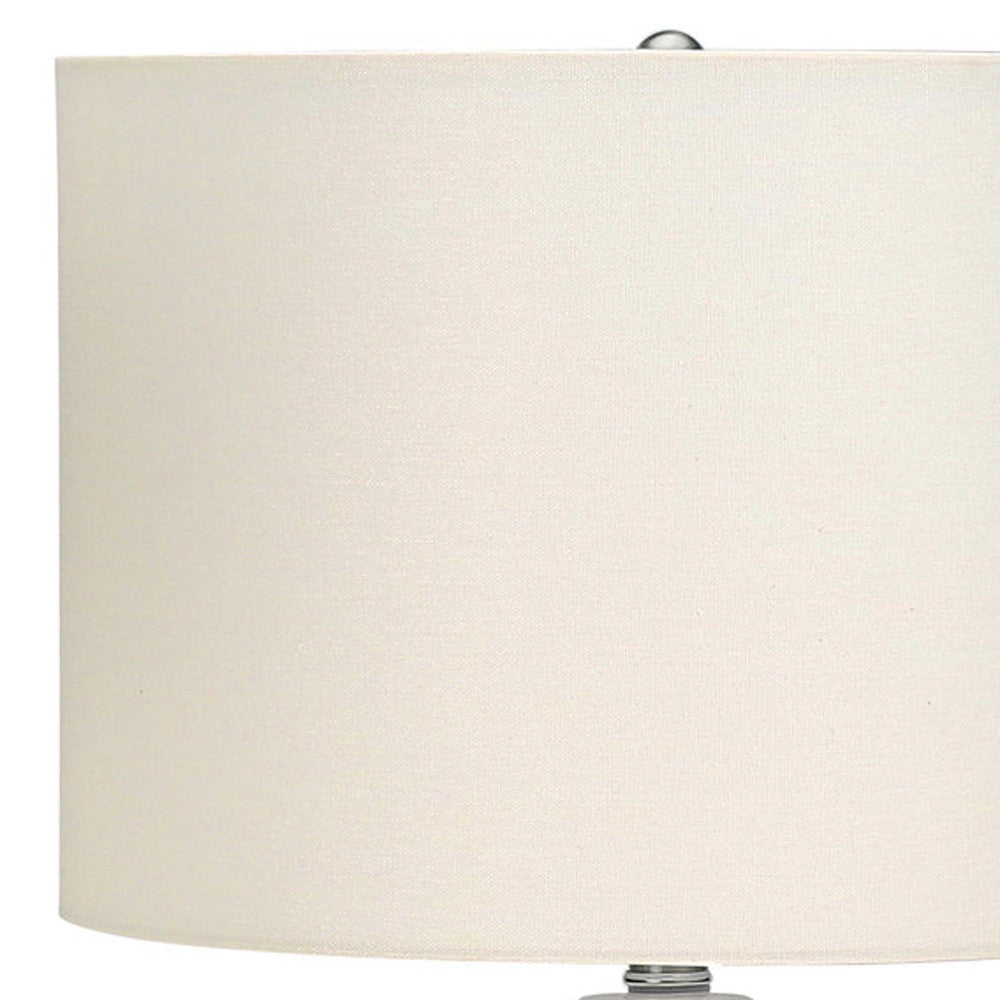 Cream Urn Table Lamp w/ Shade