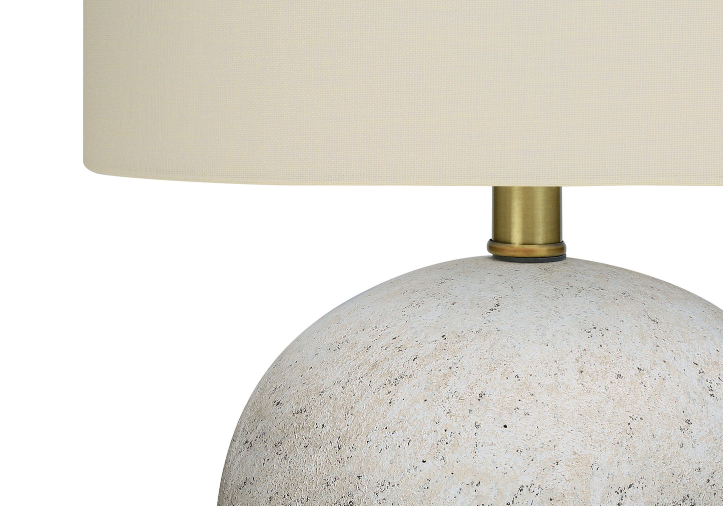 Gray Concrete Table Lamp w/ Shade