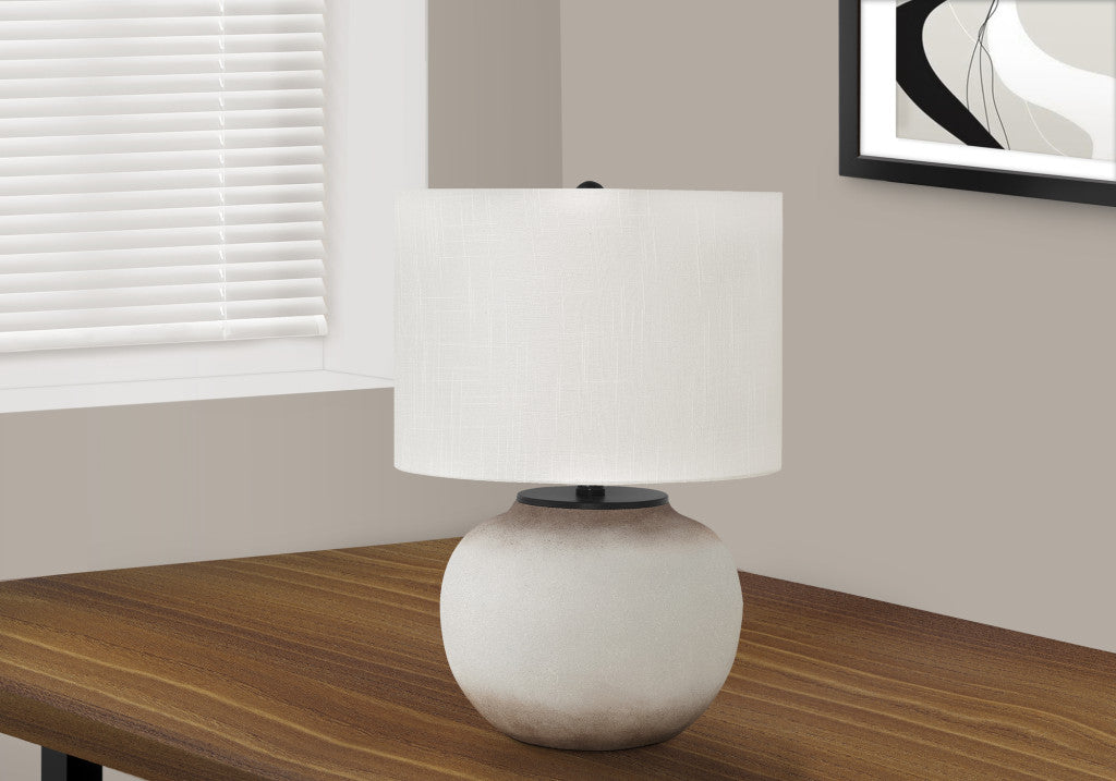 Cream Table Lamp w/ Shade