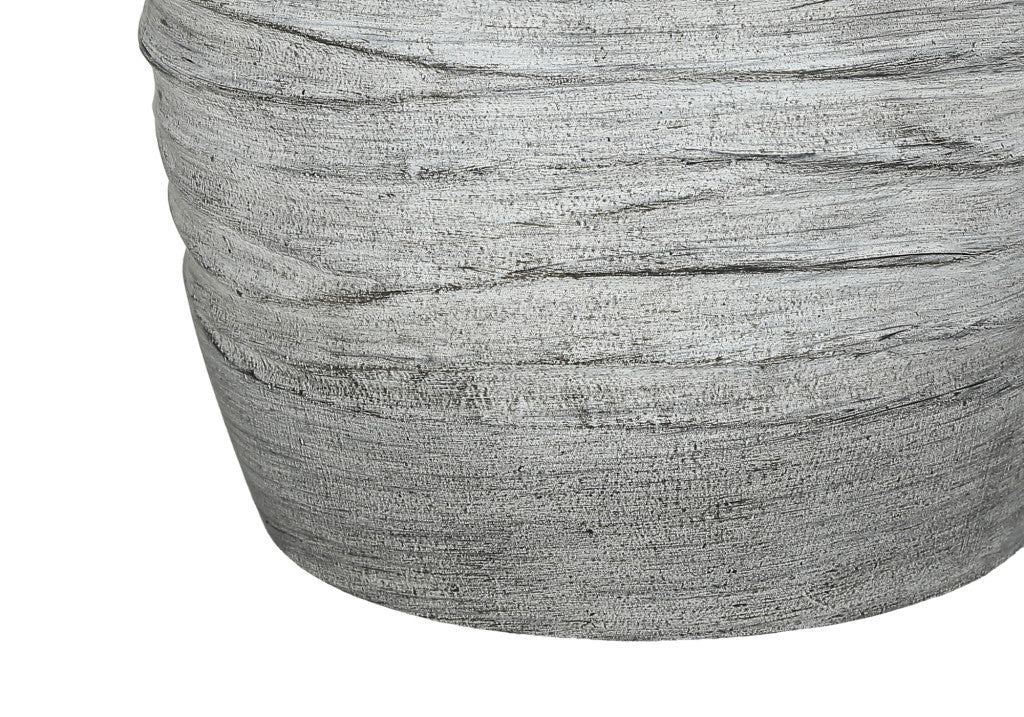 Gray Table Lamp w/ Shade
