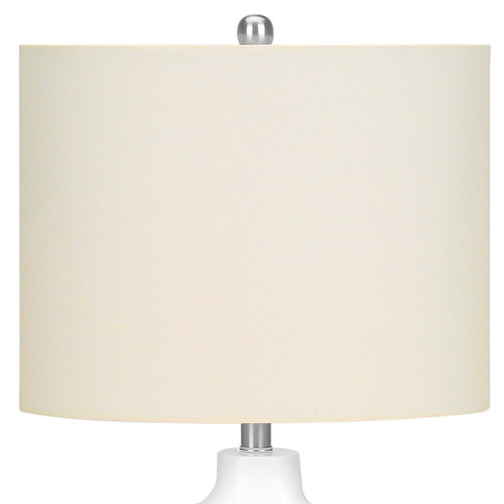 Cream Table Lamp w/ Shade