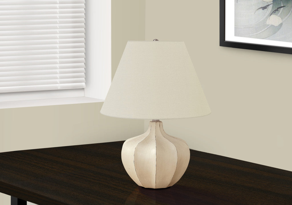 Cream Table Lamp w/ Shade
