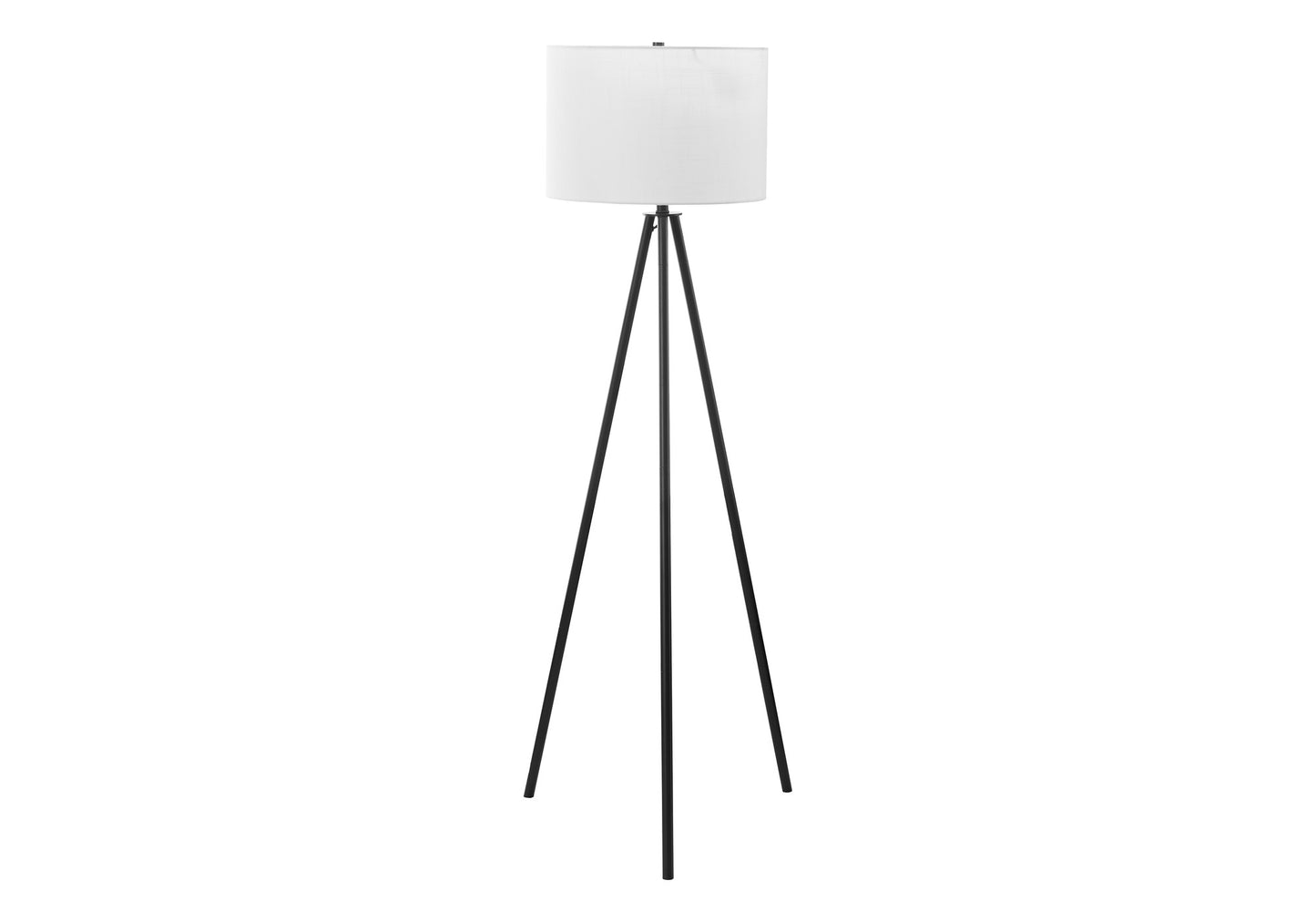Matte Black Floor Lamp w/ Shade