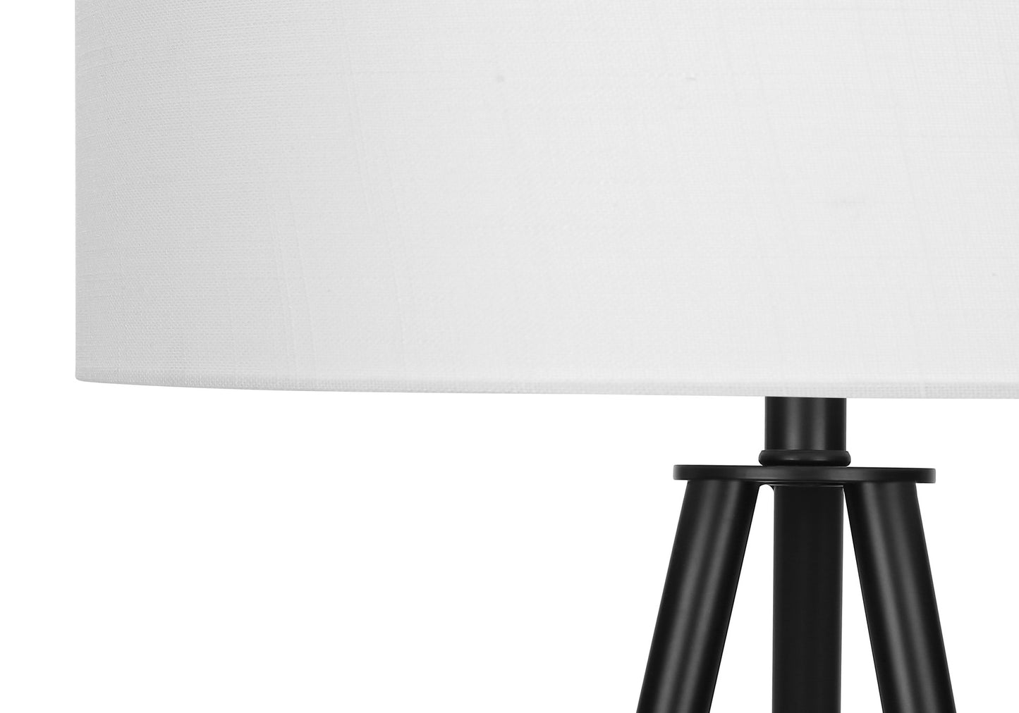 Matte Black Floor Lamp w/ Shade
