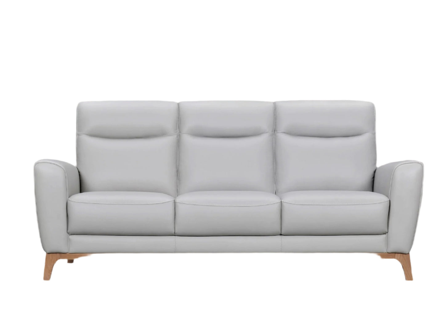Gray Leather Sofa