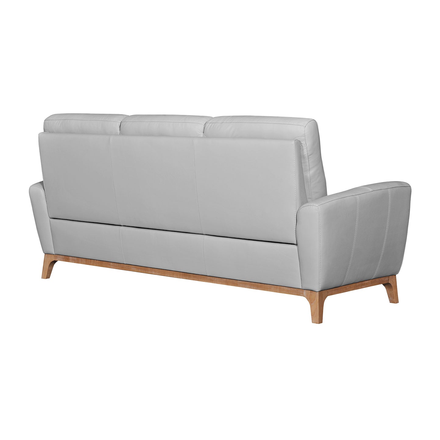 Gray Leather Sofa