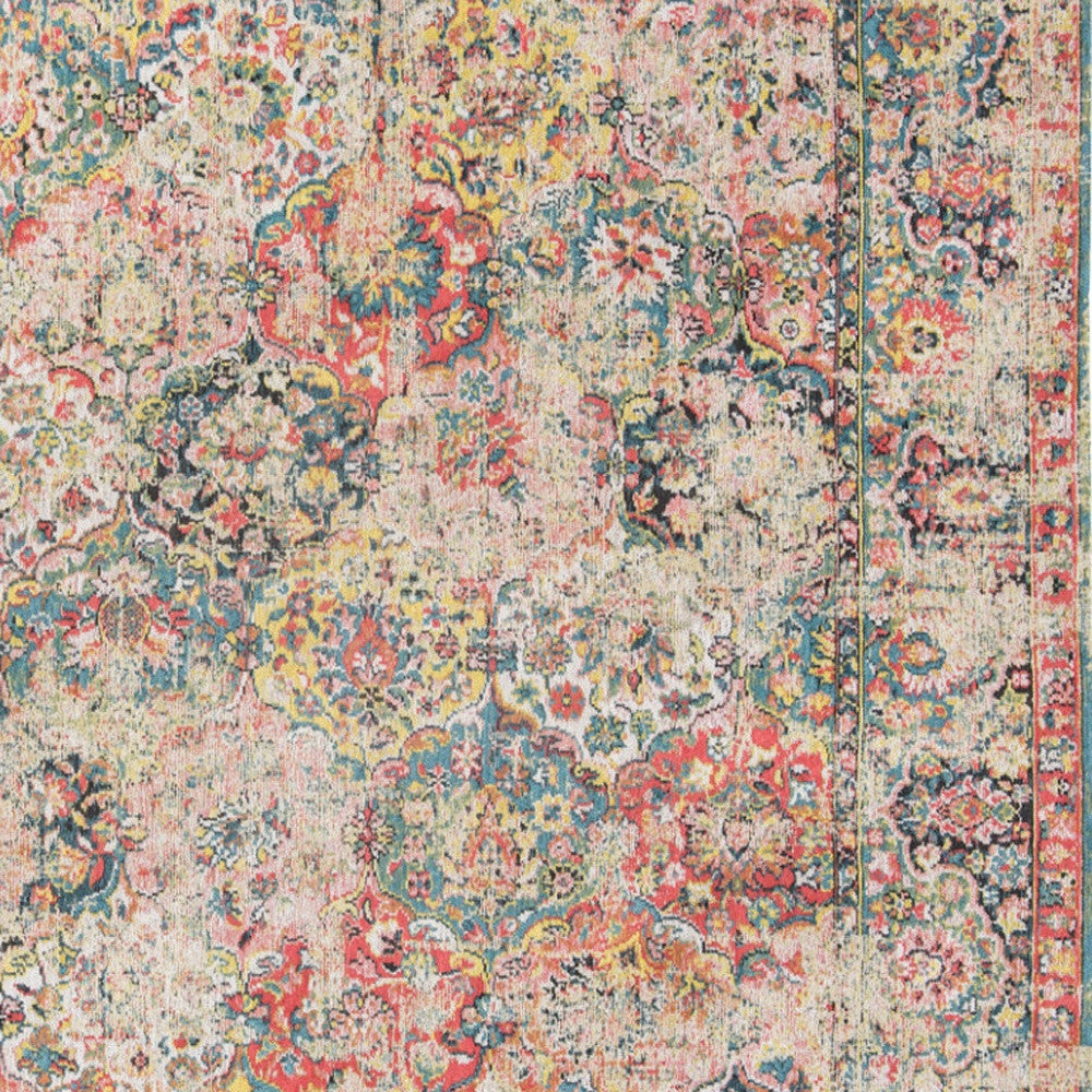 5 x 7 Red Oriental Non Skid Rug