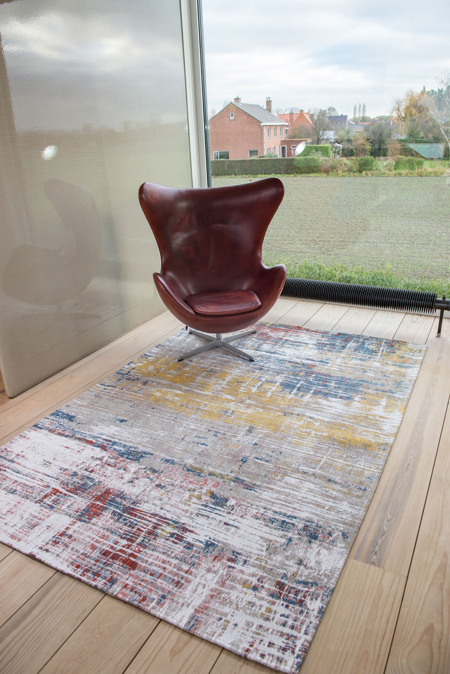 7 x 9 White Non Skid Rug