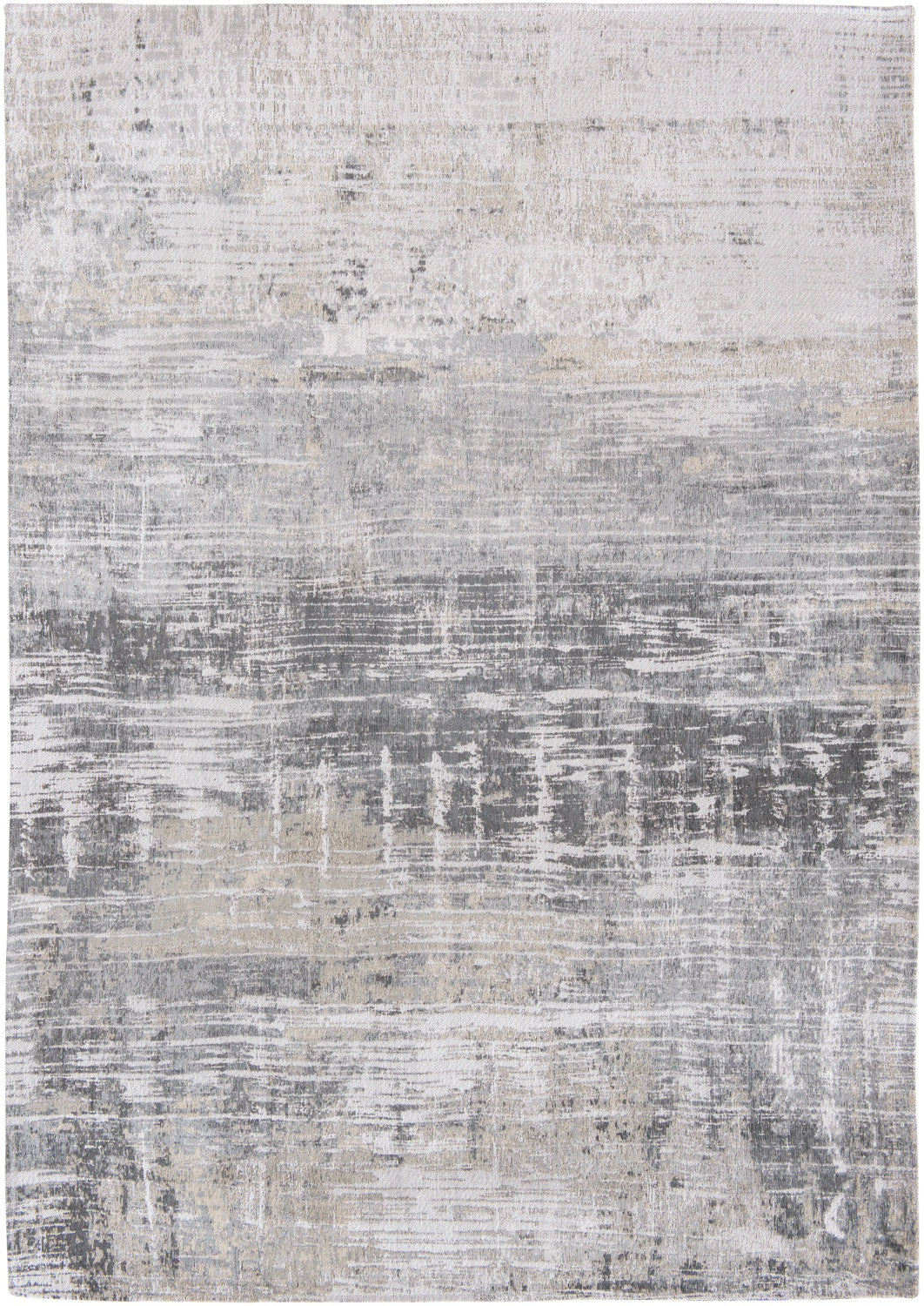 7 x 9 Gray & White Non Skid Rug
