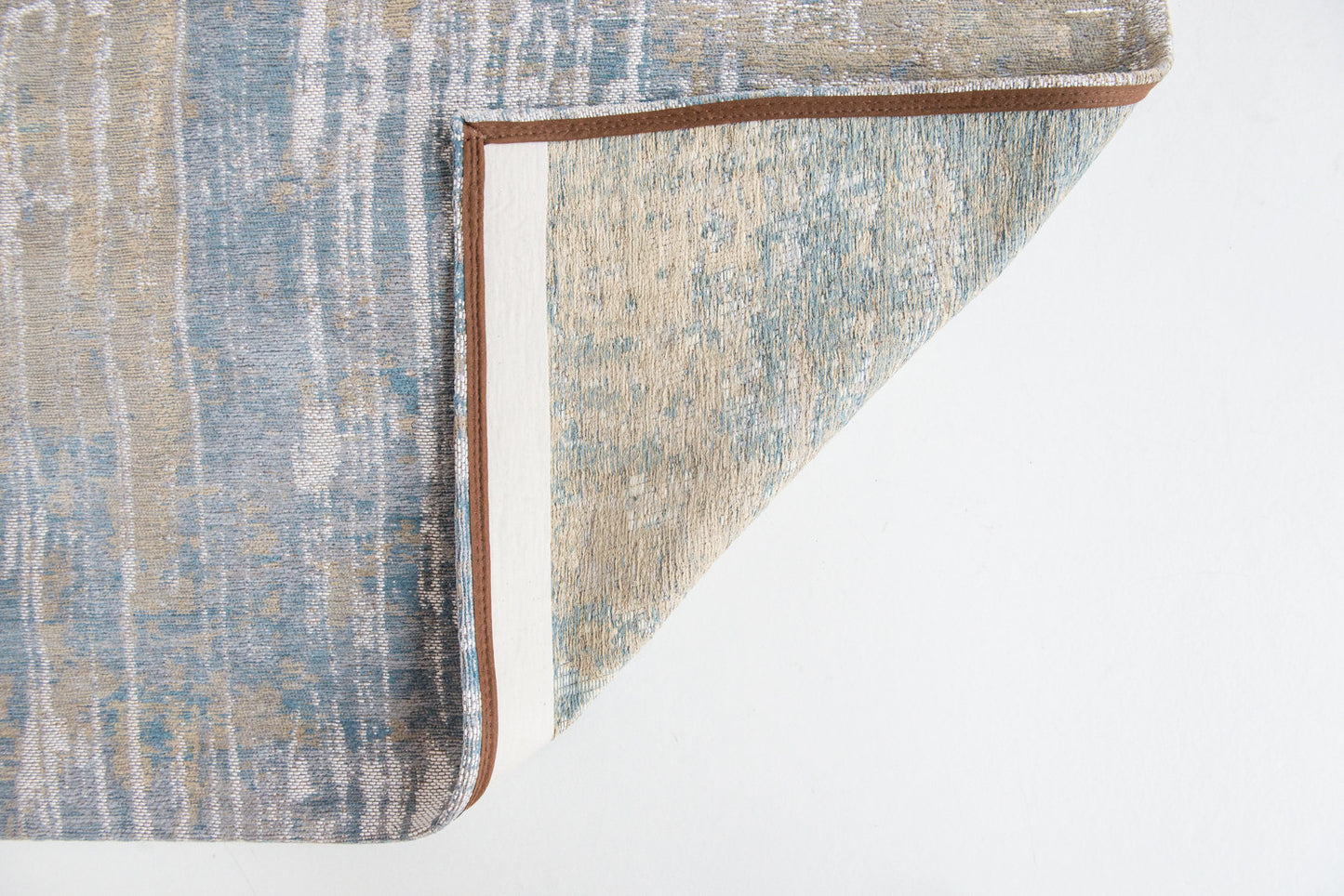 5 x 7 Blue & Yellow Non Skid Rug