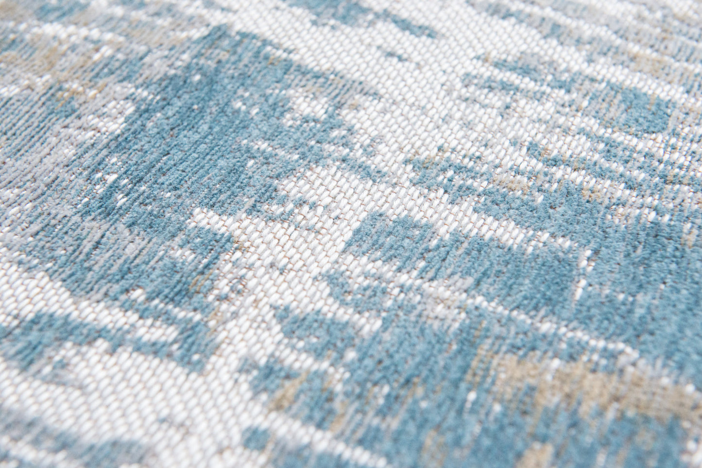 5 x 7 Blue & Yellow Non Skid Rug