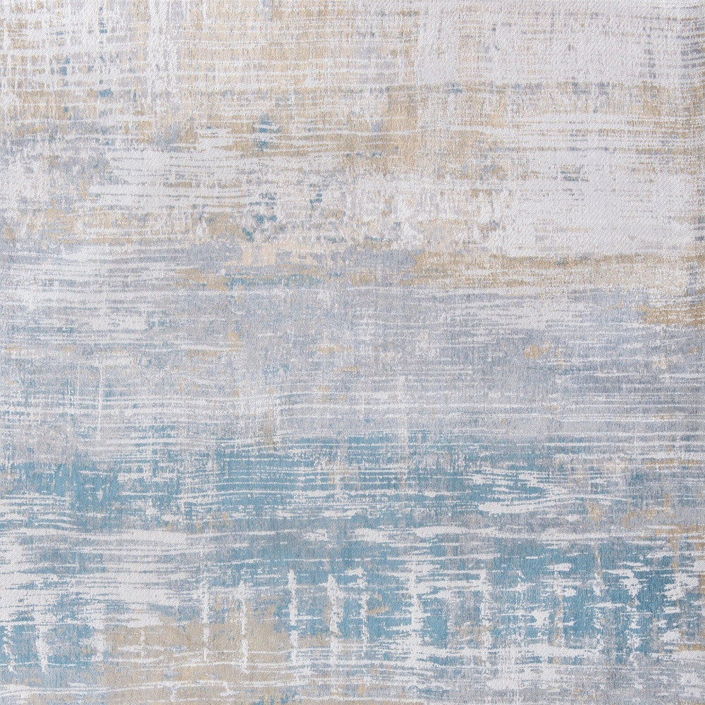 5 x 7 Blue & Yellow Non Skid Rug