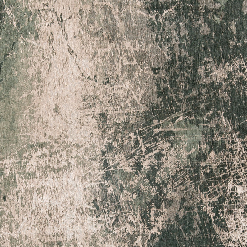 7 x 9 Beige & Green Non Skid Rug