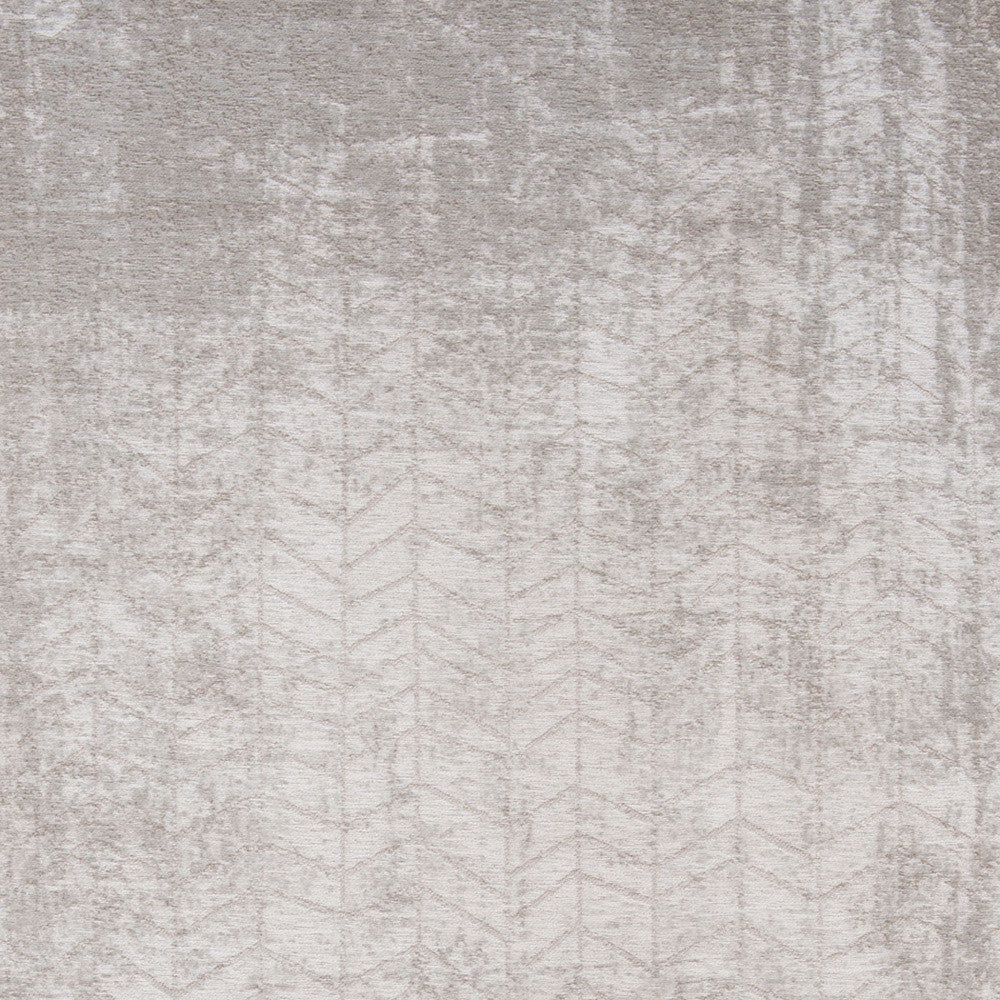 5 x 7 Gray & White Chevron Non Skid Rug