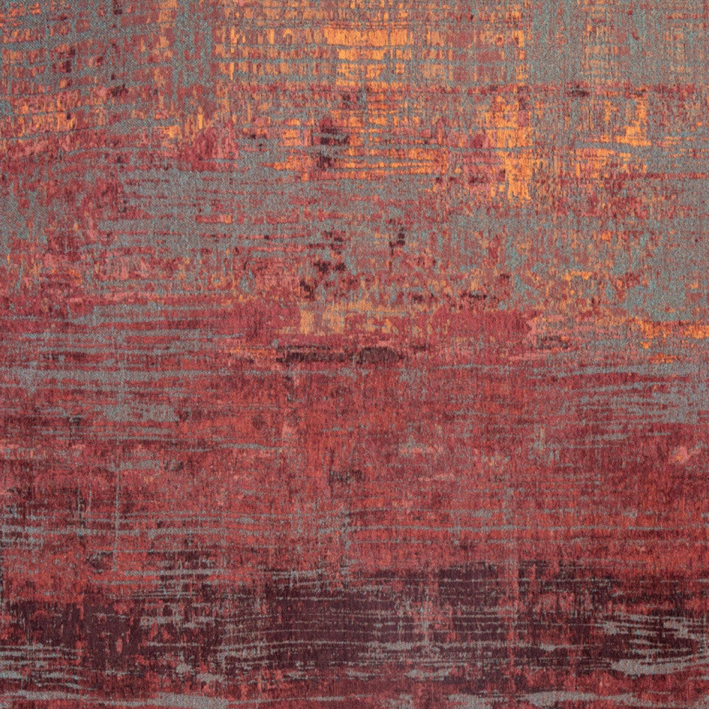 6 x 8 Red & Gray Non Skid Rug
