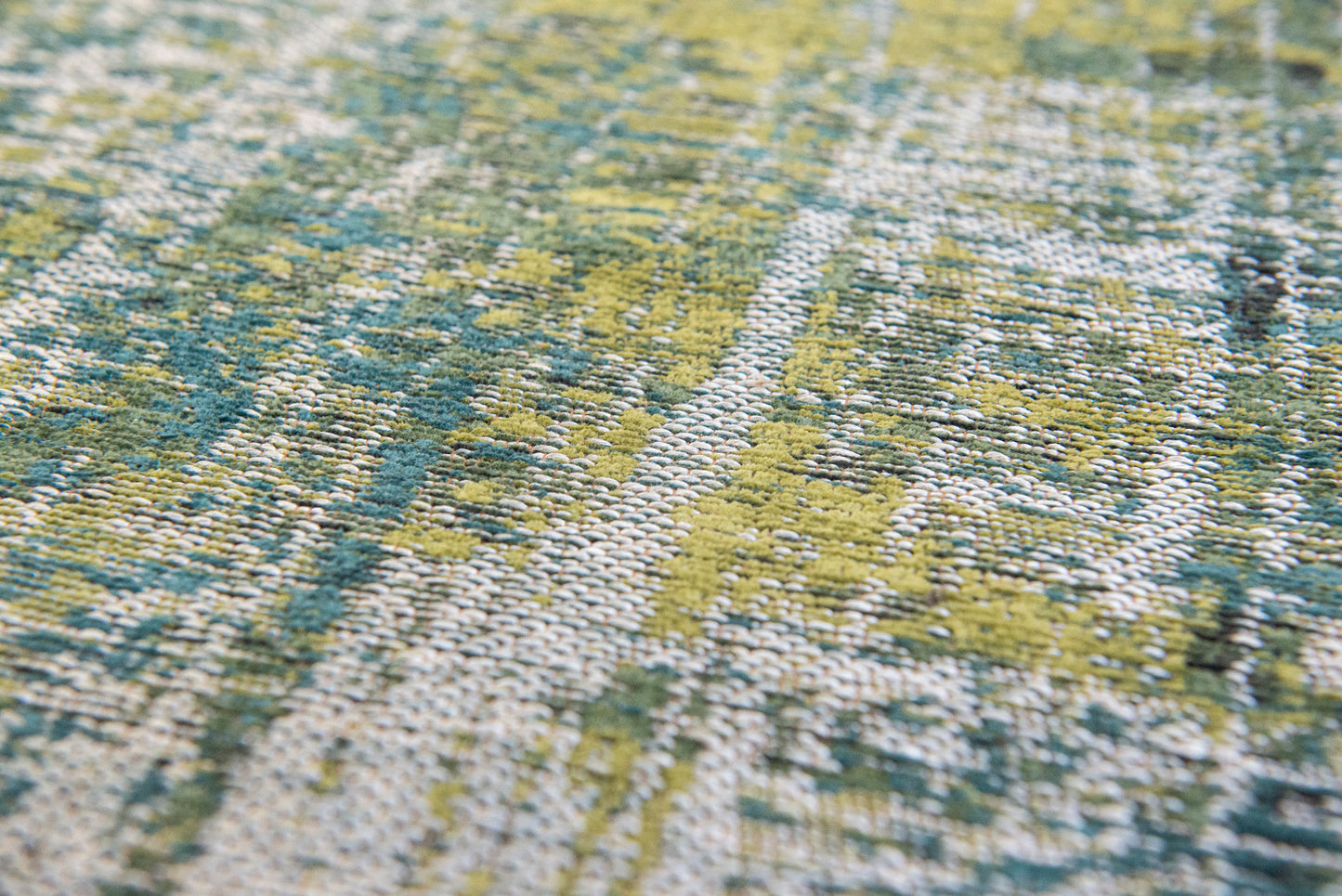 6 x 8 Blue & Green Non Skid Rug