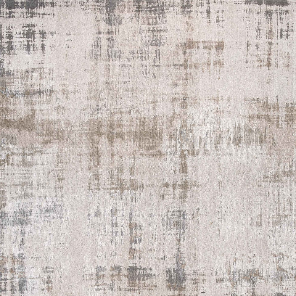 5 x 7 Gray & Beige Non Skid Rug
