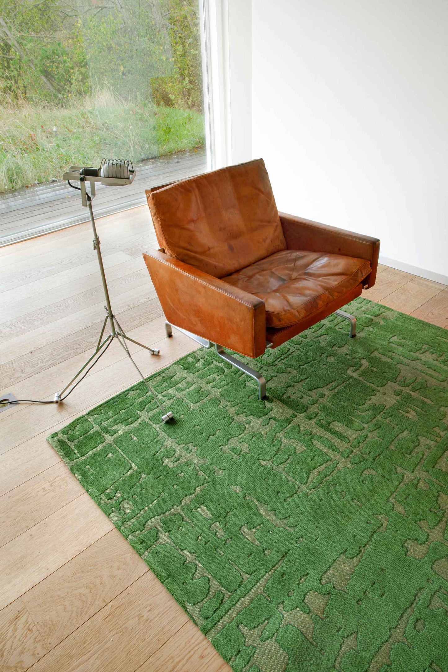 7 x 9 Green Non Skid Rug