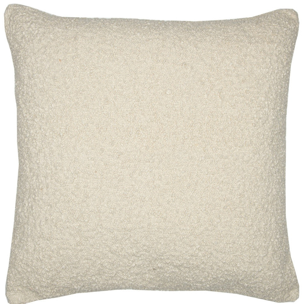 Ivory Pillow w/ Shag