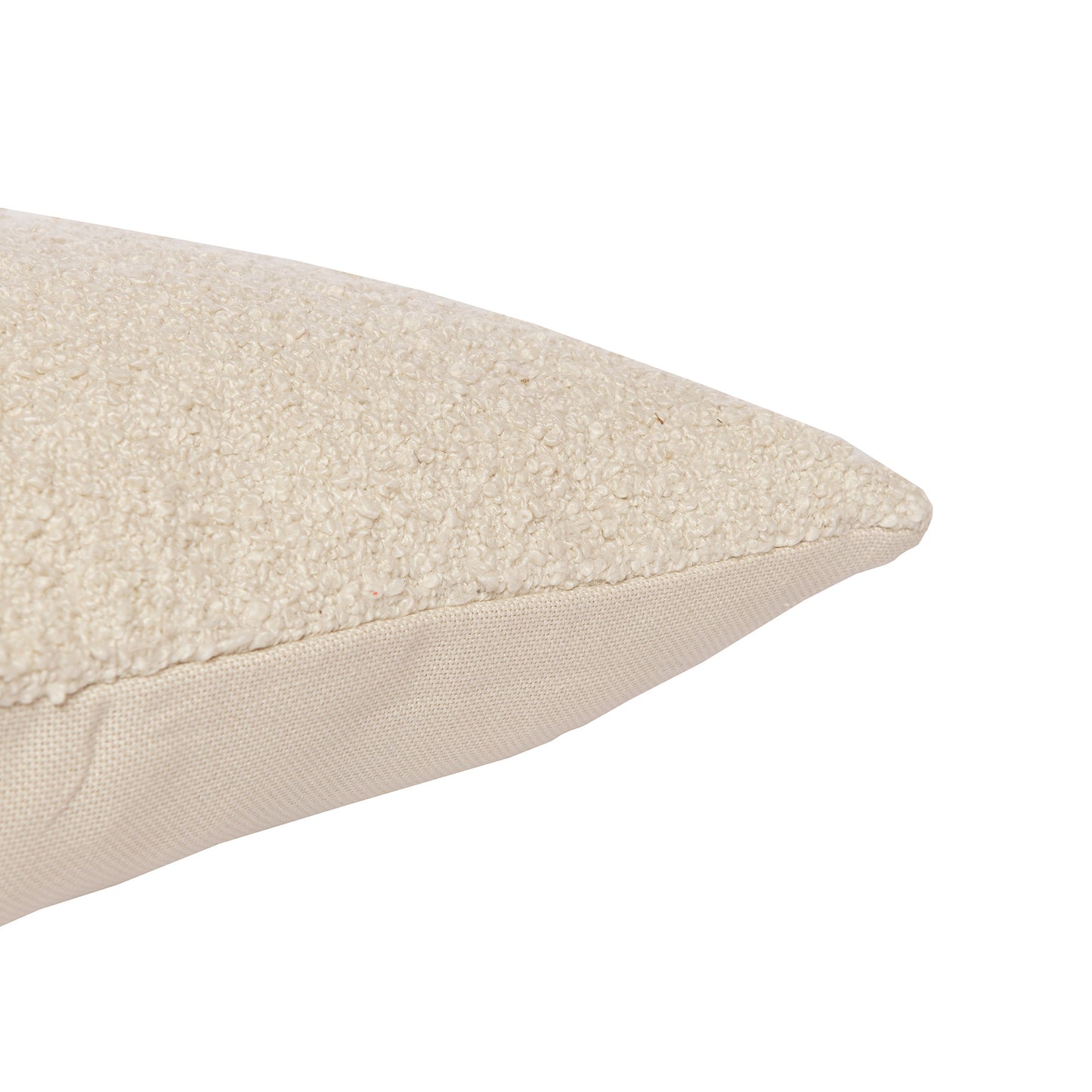 Ivory Pillow w/ Shag