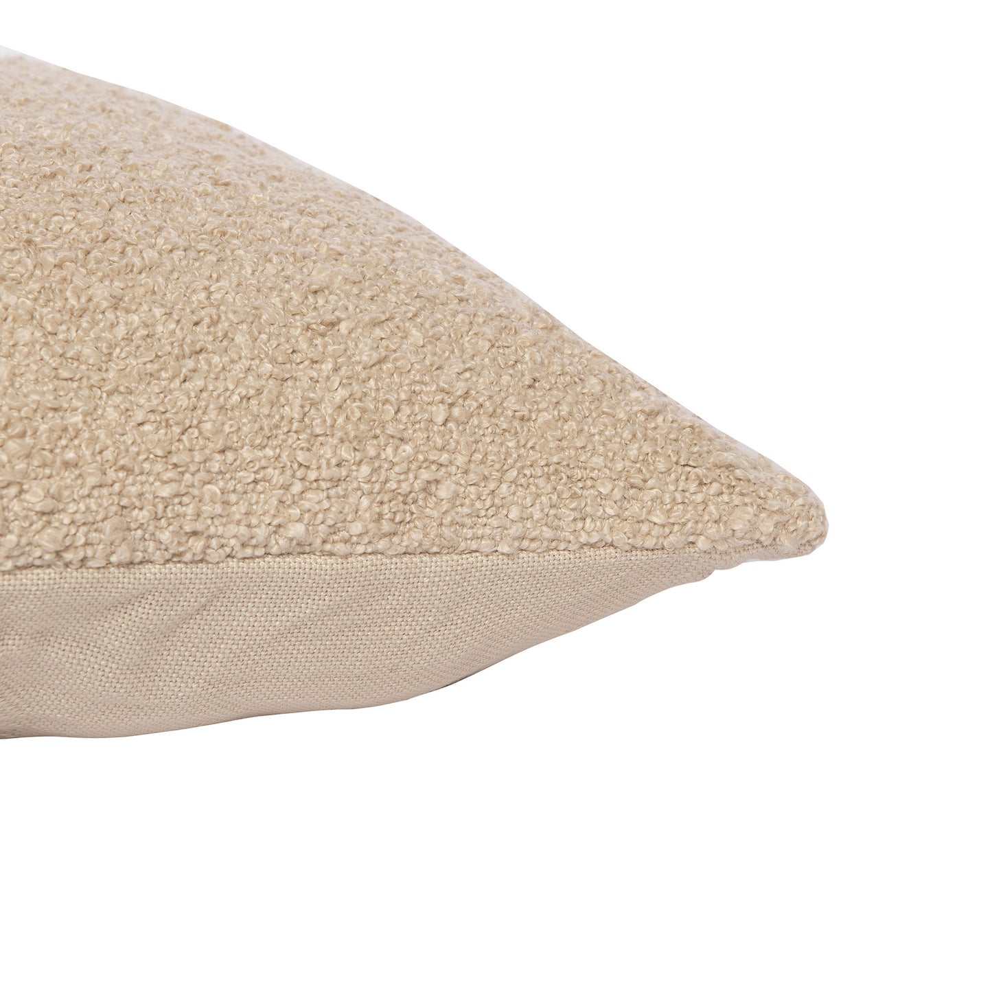 Beige Pillow w/ Shag