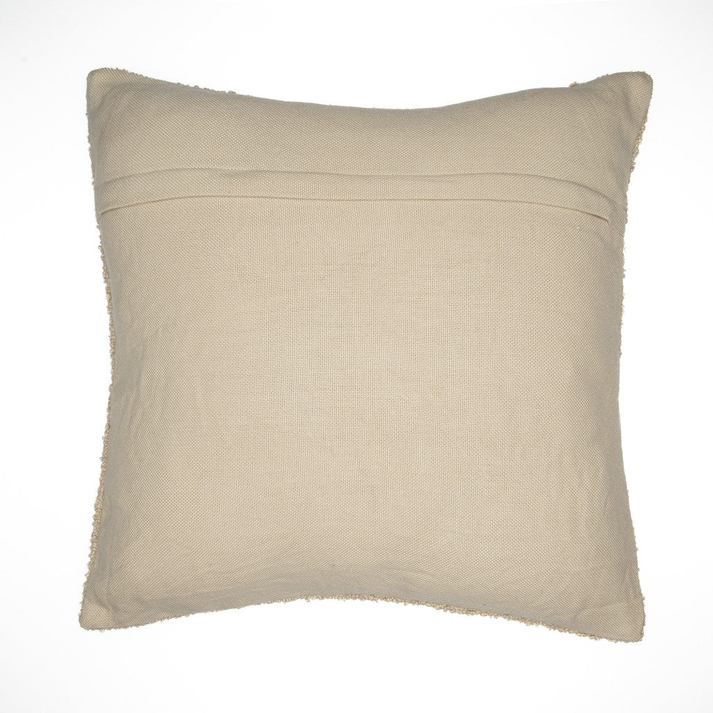Beige Pillow w/ Shag