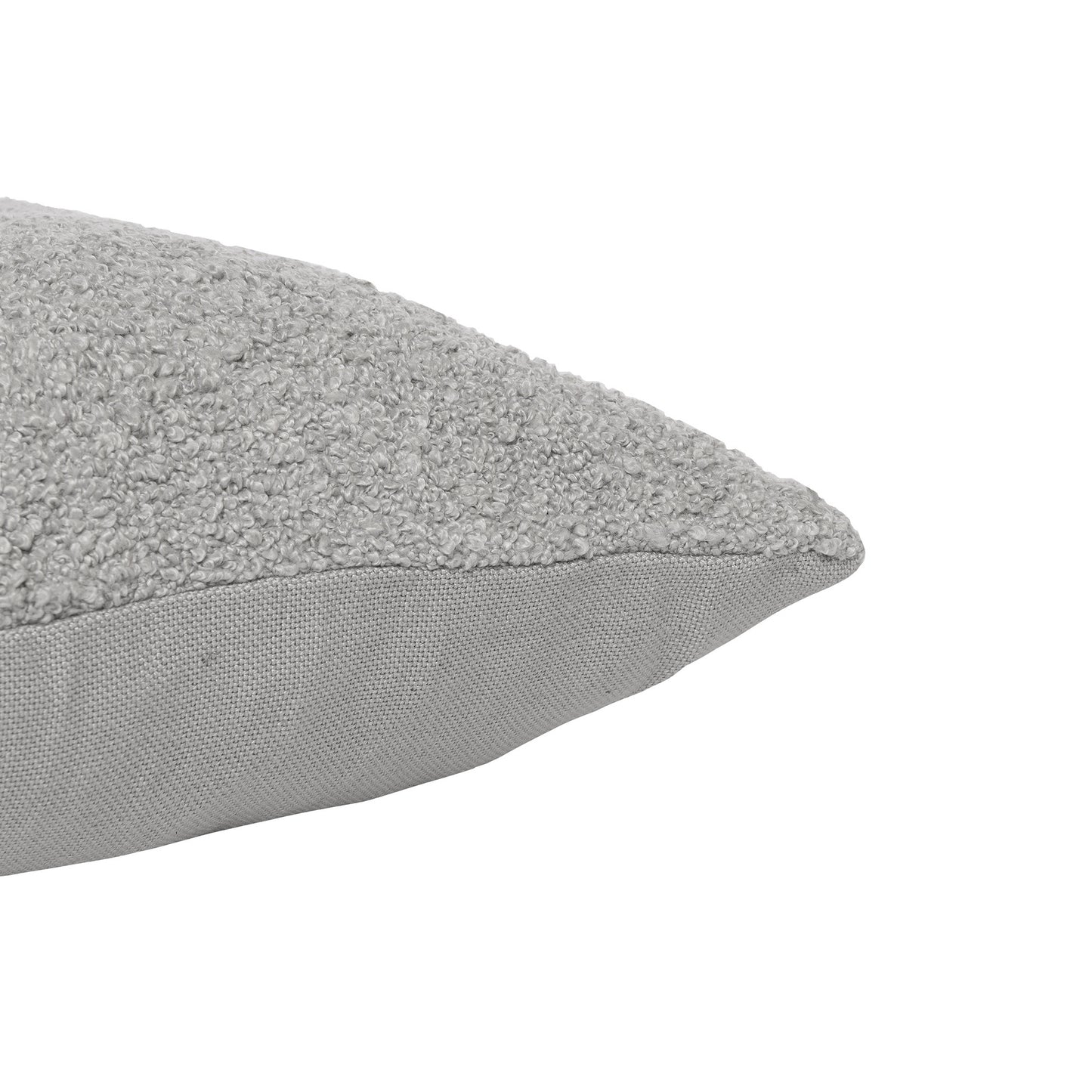 Gray Pillow w/ Shag
