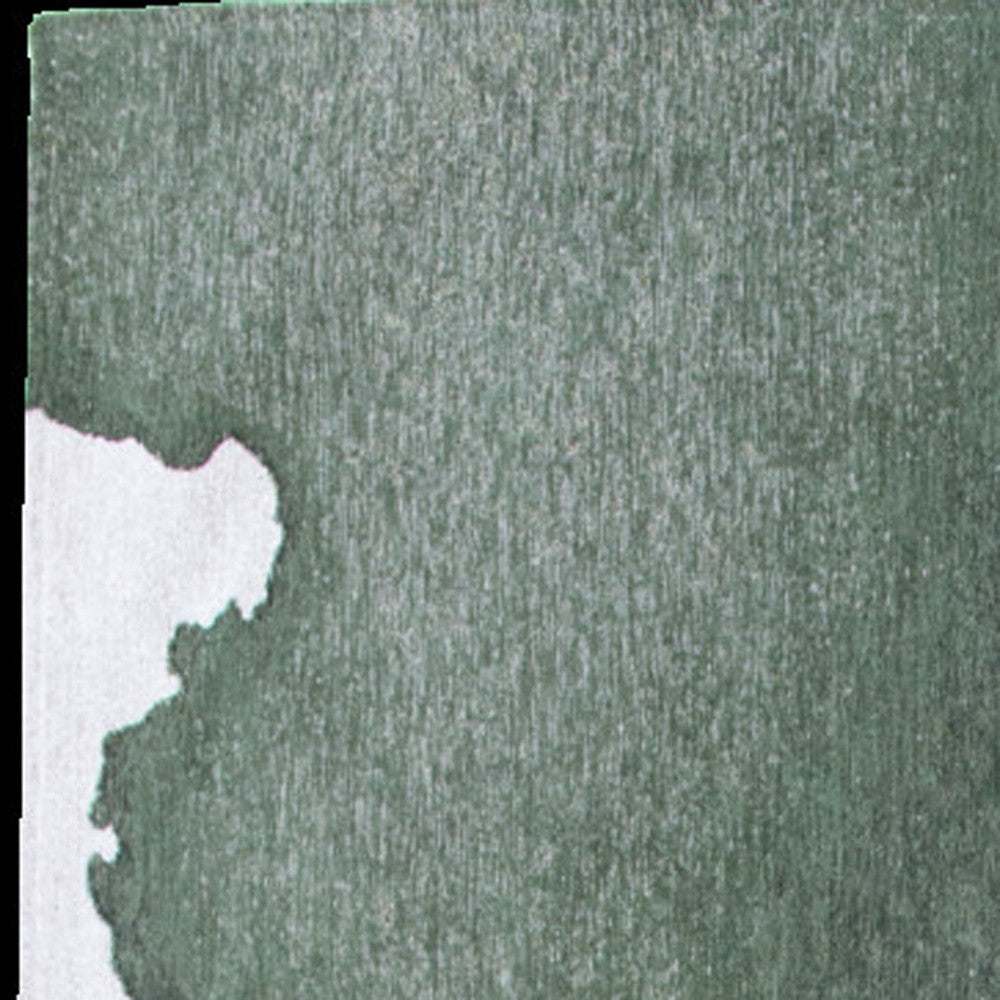 6 x 8 Gray & Green Non Skid Rug