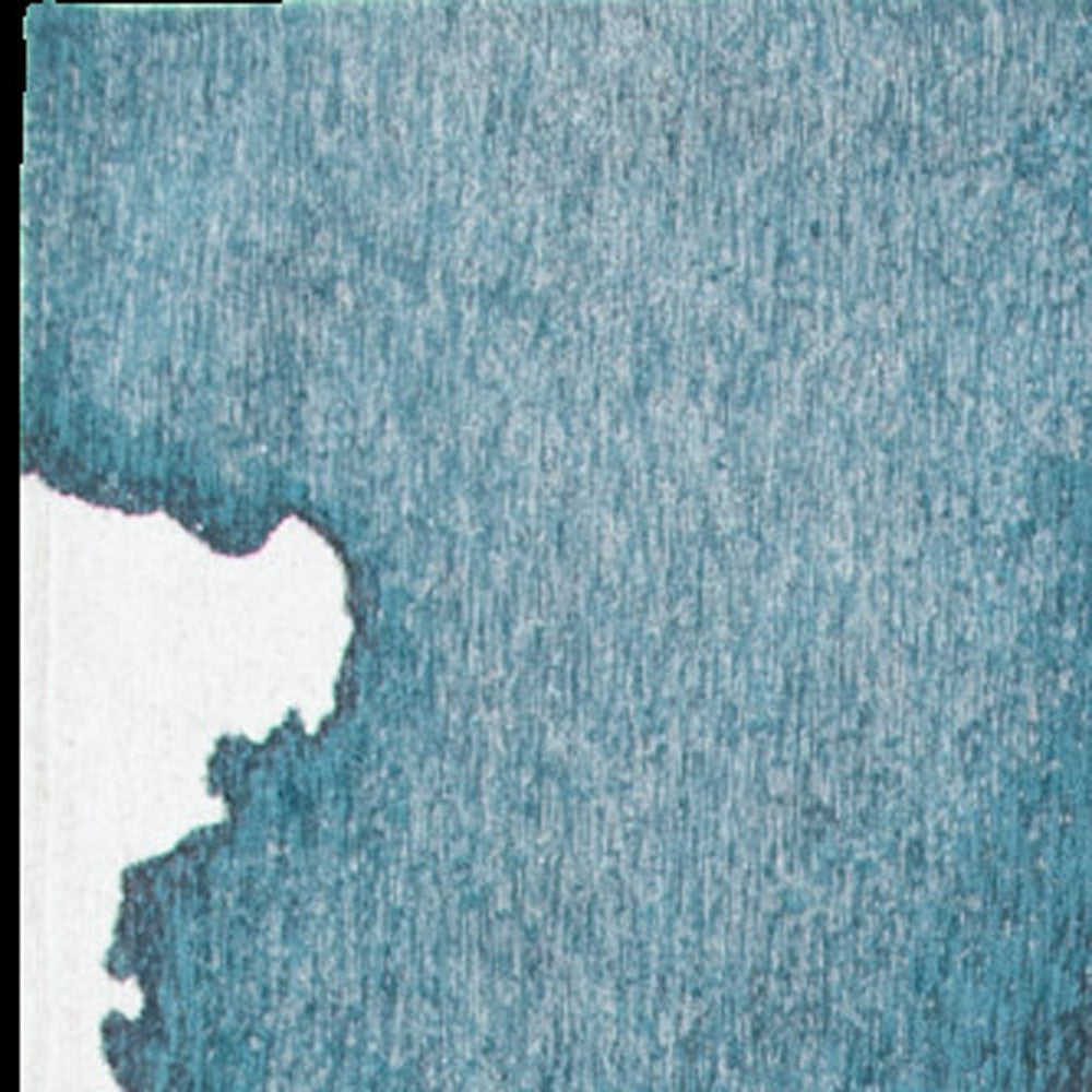 6 x 8 Blue & Gray Non Skid Rug