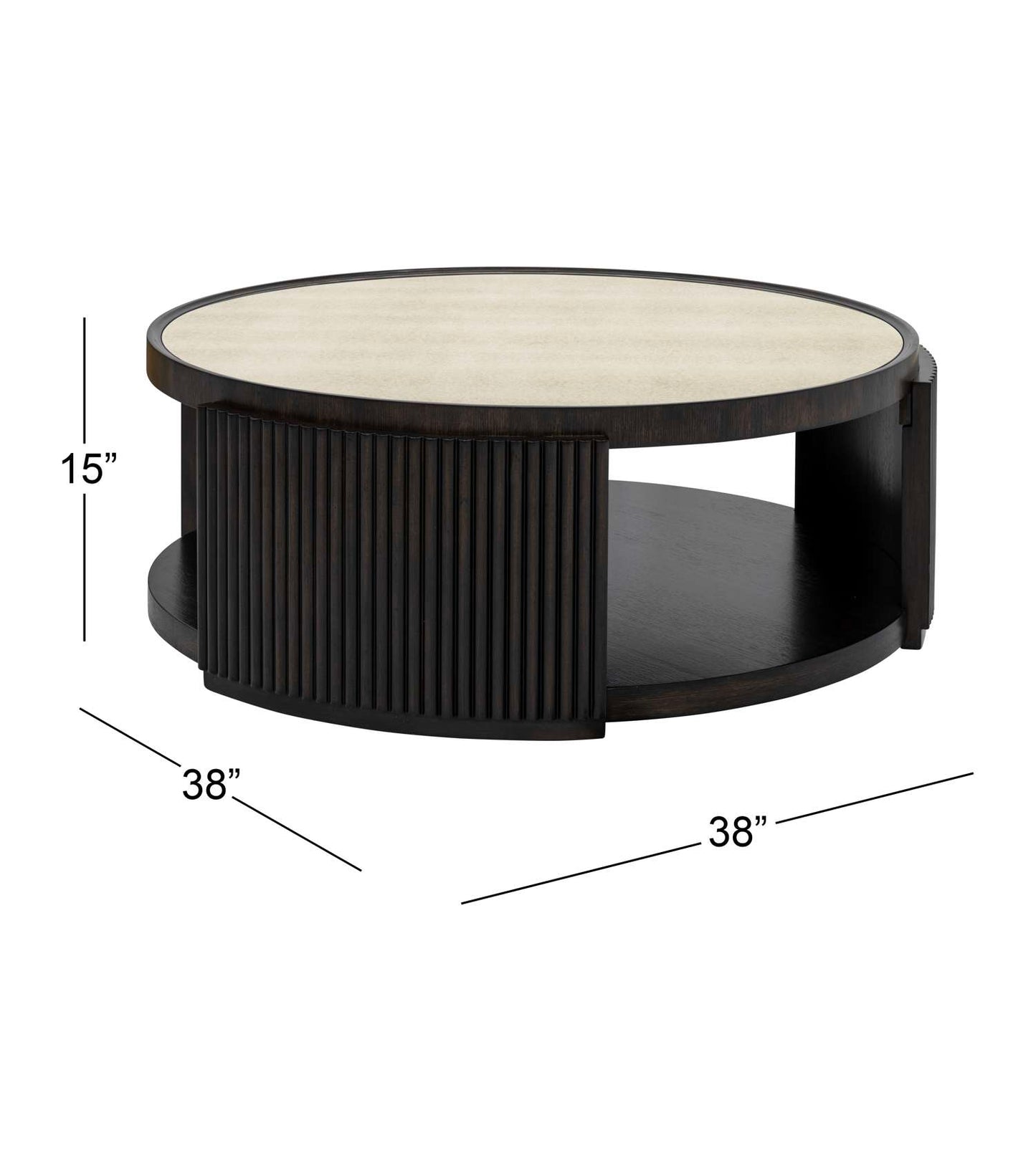 Rivera Coffee Table - Dimensional