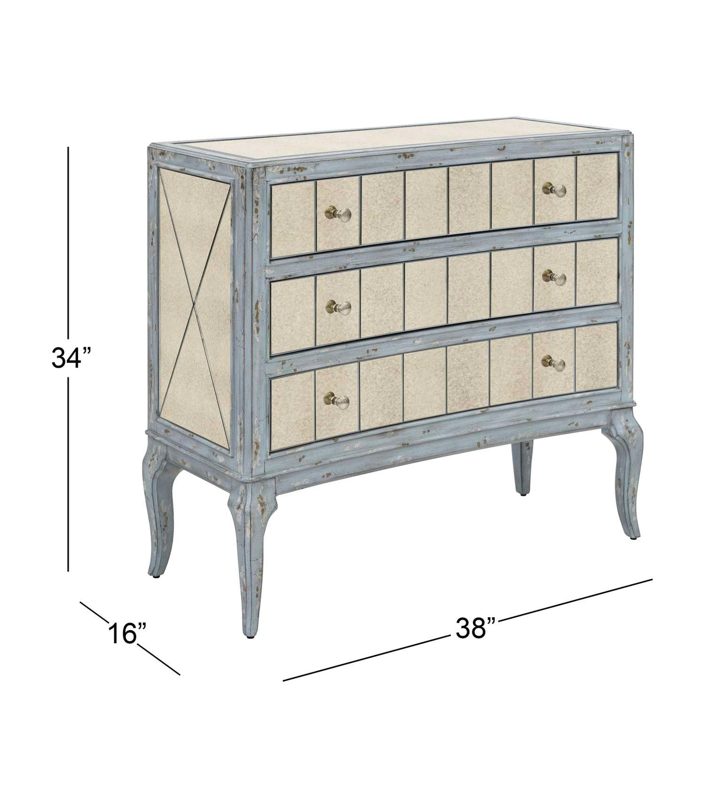 Fontaine Hall Chest - Dimensional