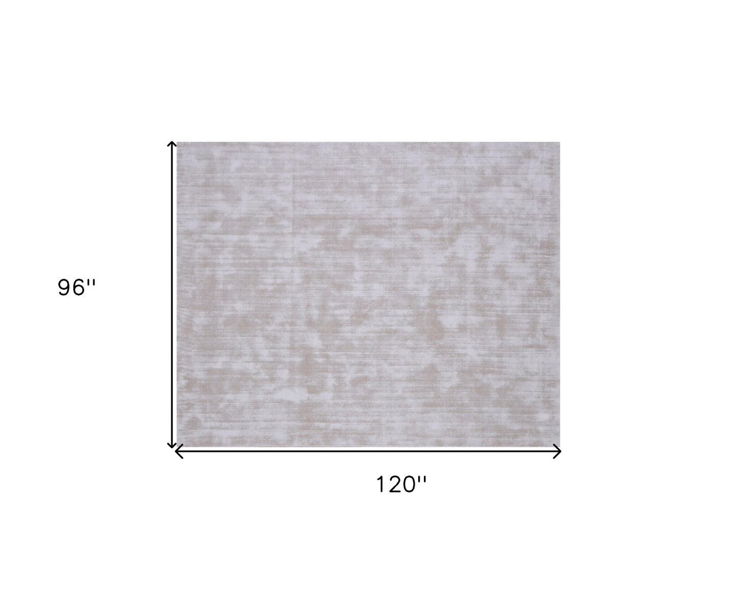 8 x 10 Beige Hand Loomed Rug