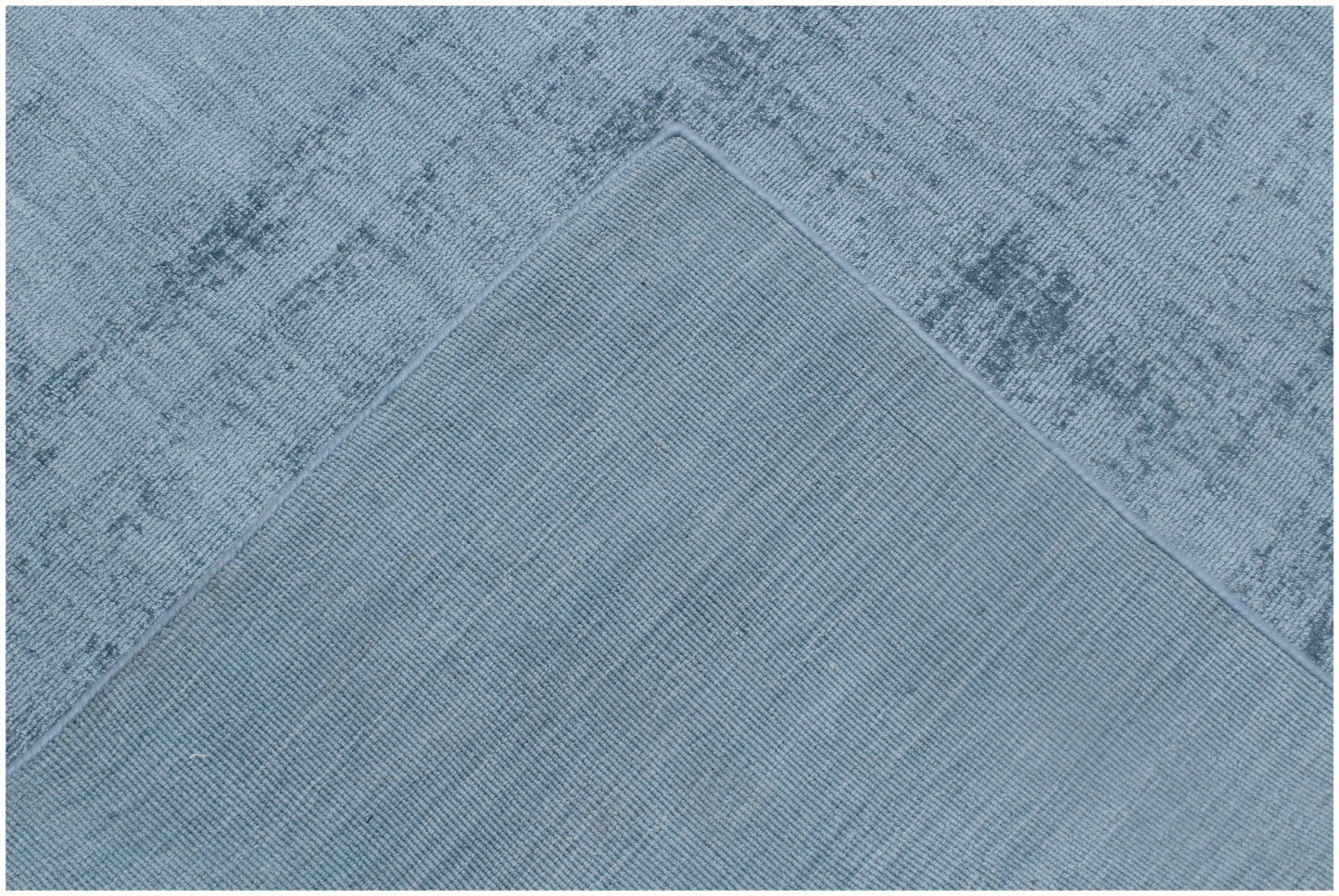 9 x 12 Denim Blue Hand Loomed Rug