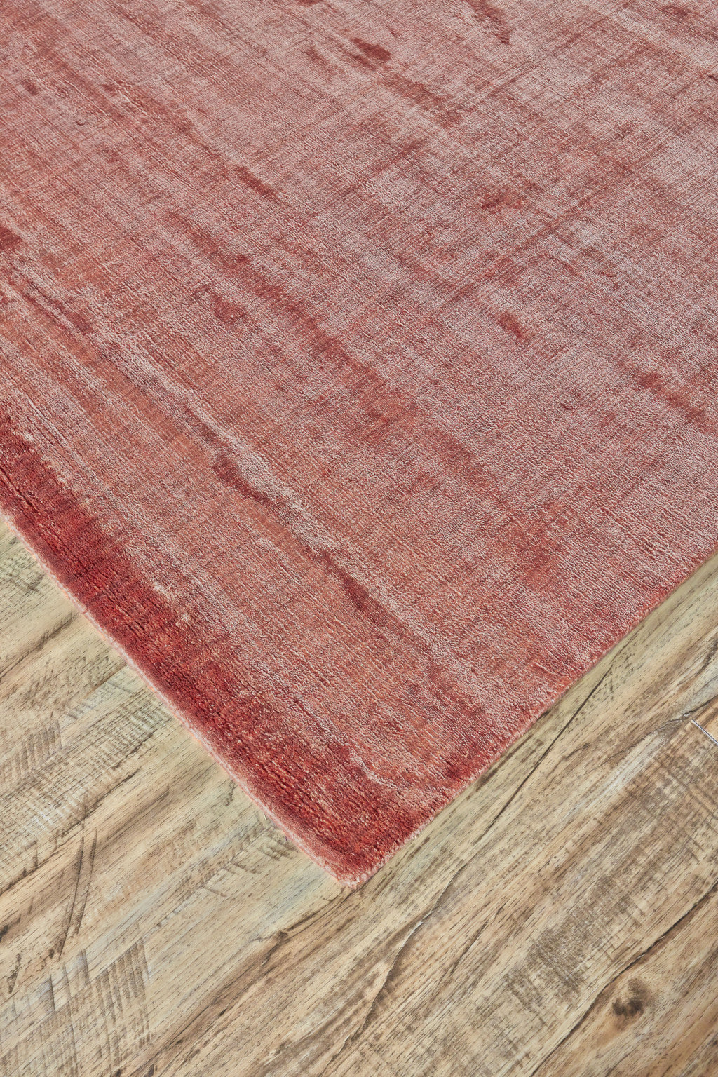 8 x 10 Red Chevron Hand Woven Rug