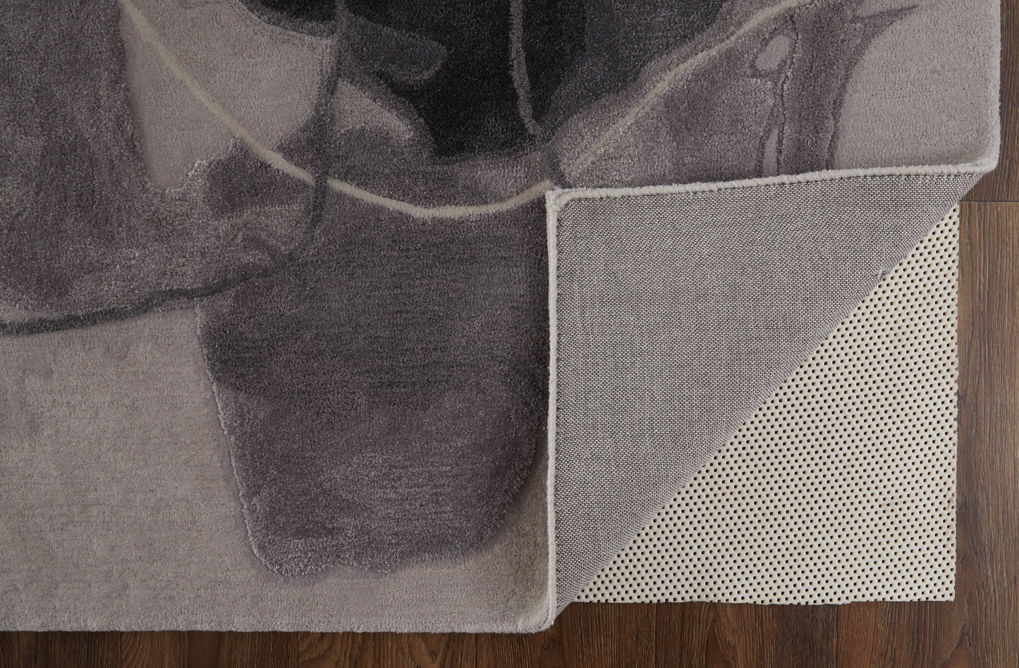 9 x 12 Gray & Ivory Hand Tufted Rug