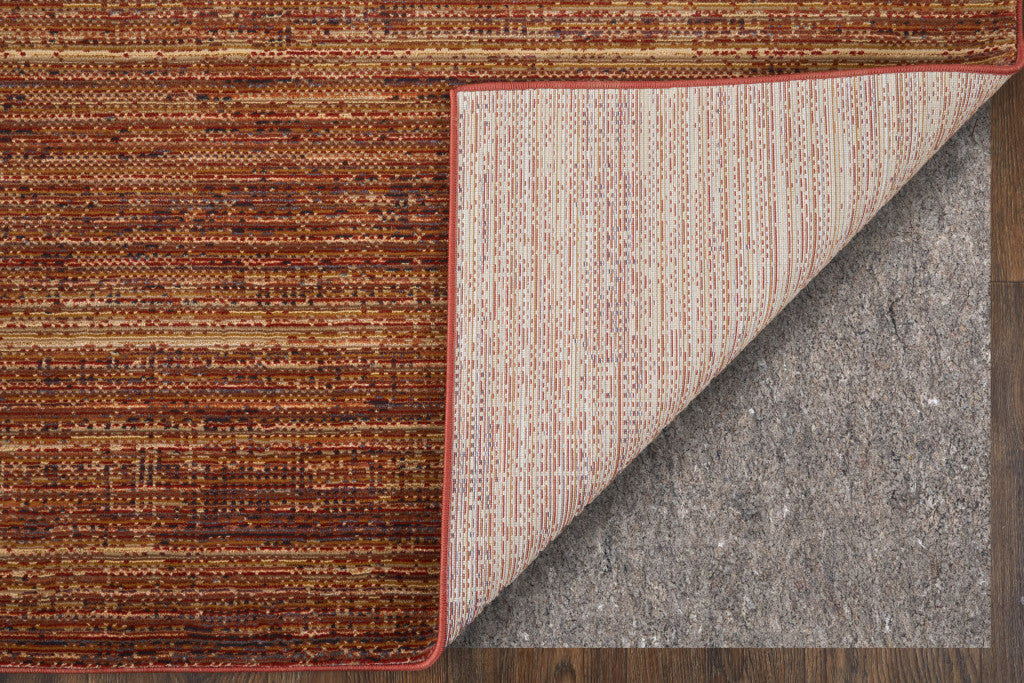 8 x 10 Tan & Brown Power Loom Rug