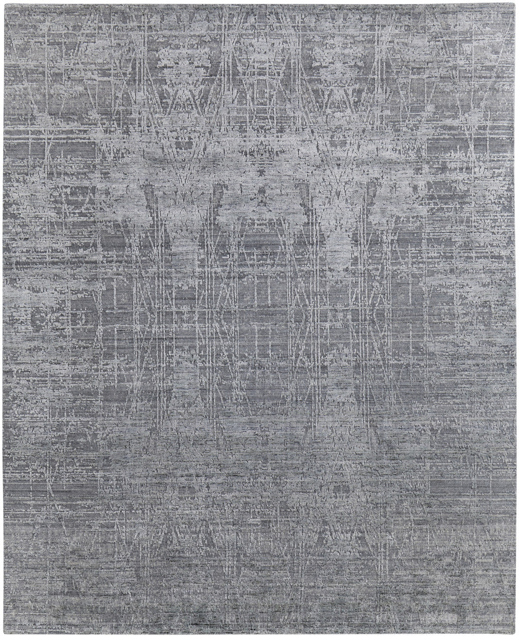12 x 15 Gray & Silver Hand Woven Rug